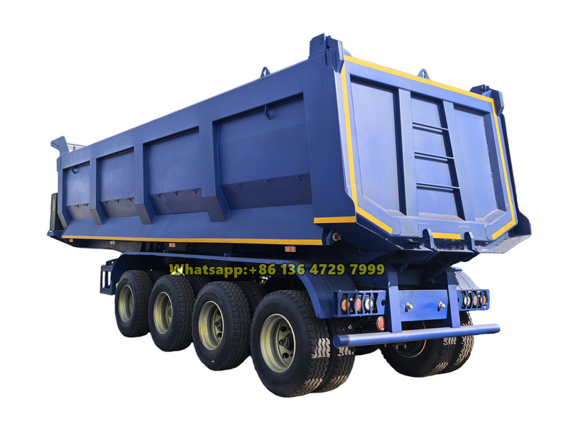 80 ton heavy tipper semi-trailer for Nigeria