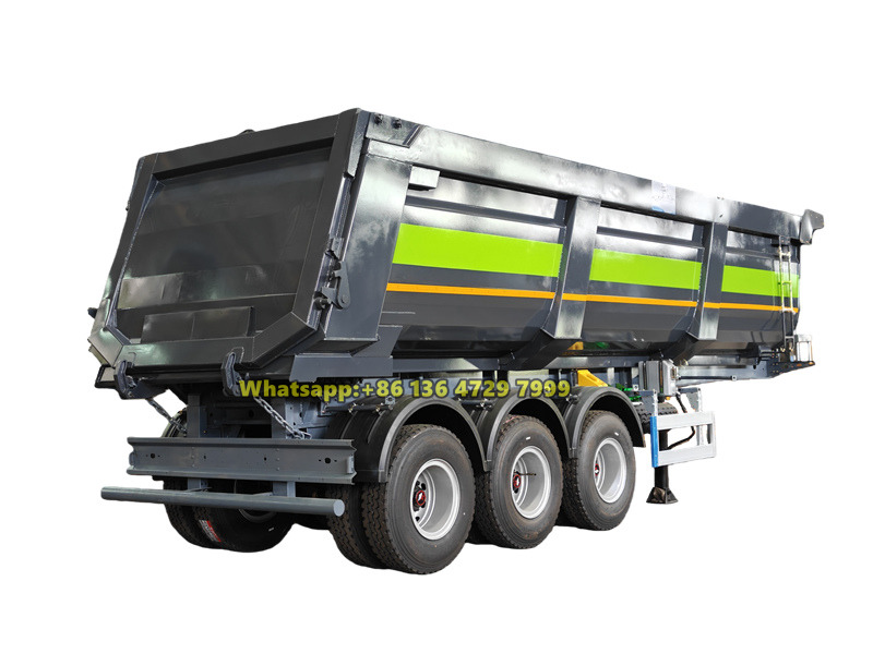 50-ton heavy duty u-shaped tipper trailer for sale