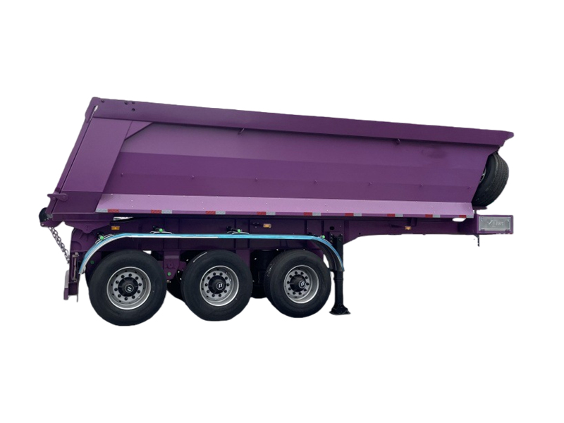 50 ton heavy tipper semi-trailer for Libya