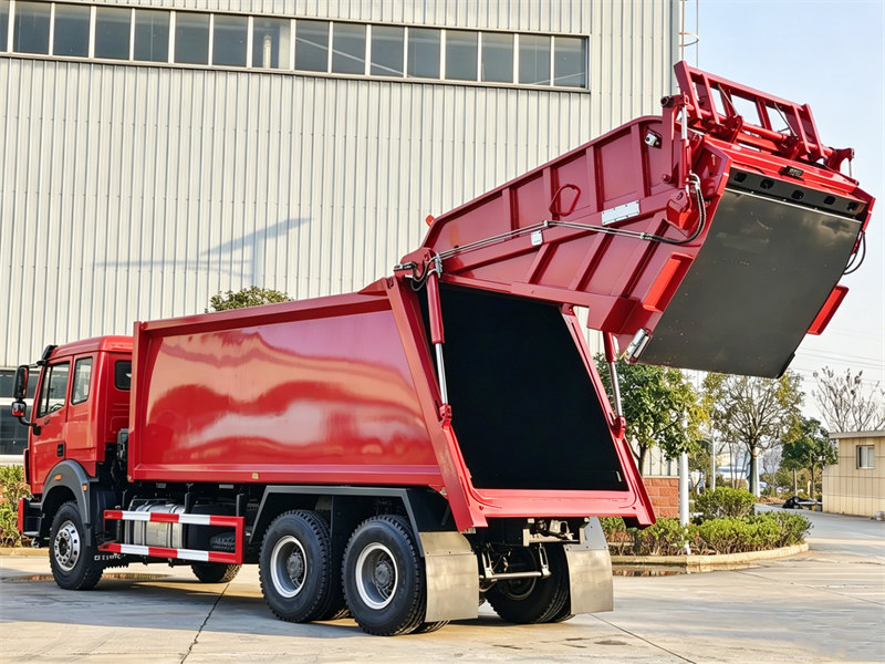 Beiben 10 wheeler trash compactor truck