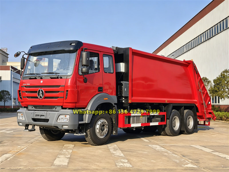 Beiben 10 wheeler 20CBM rear loader