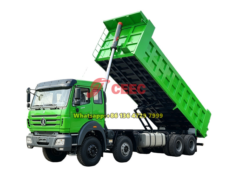 Beiben 12 wheeler heavy tipping truck