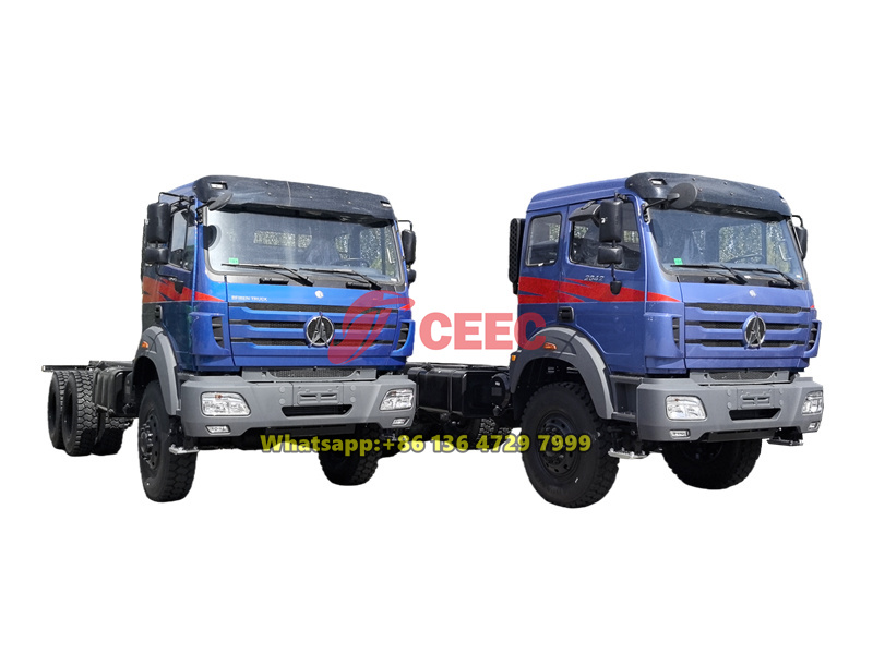 Beiben 6×6 off-road rigid chassis
