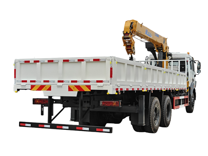 Beiben 6×4 cargo truck with crane