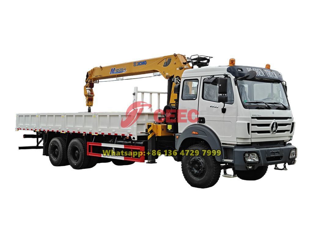 Beiben 6×4 8-ton telescopic boom truck