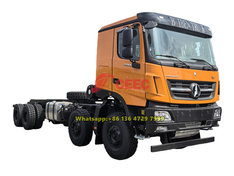 Beiben V3 500HP heavy chassis for dump truck