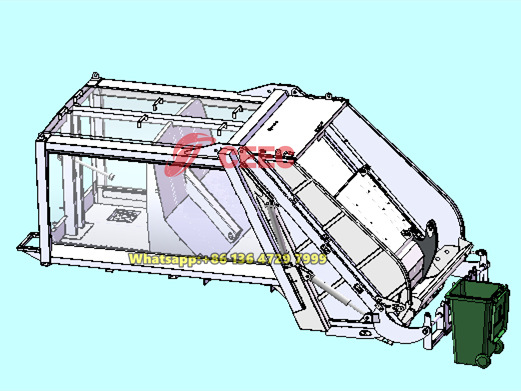 Beiben garbage compactor truck