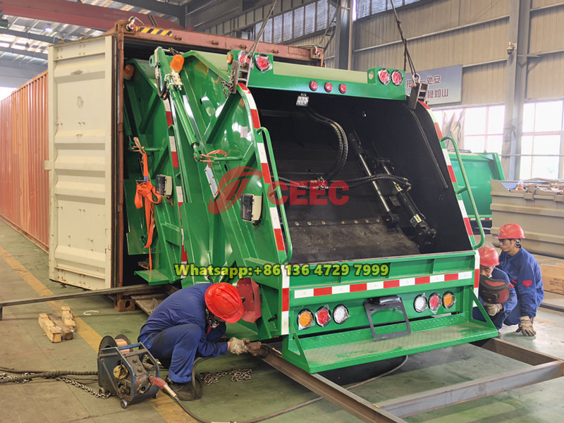 12CBM waste compactor upper body