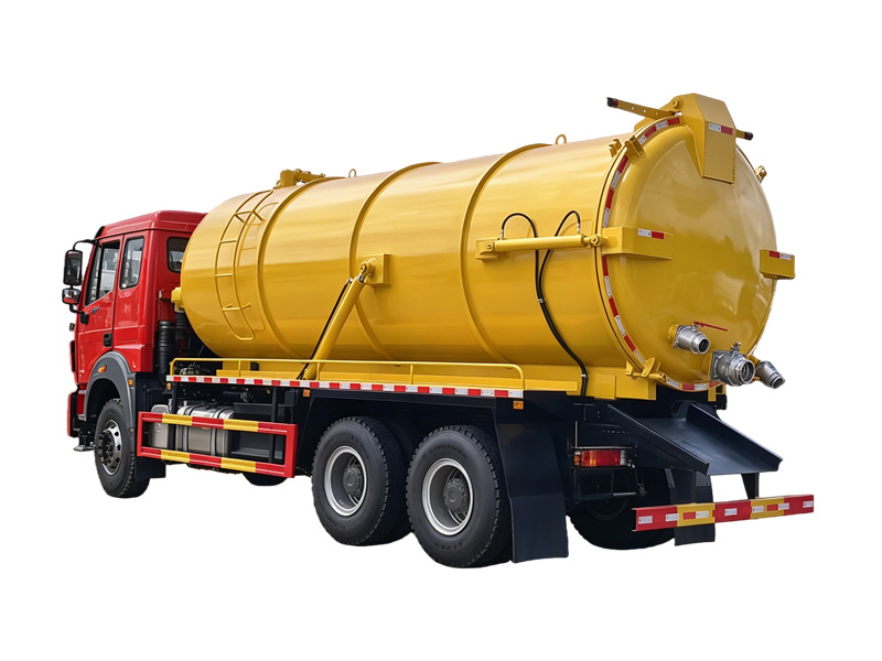 Beiben 6×4 heavy vacuum sewage truck