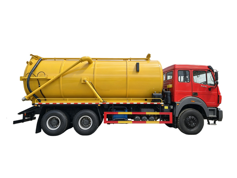 Beiben 2638 heavy vacuum suction truck