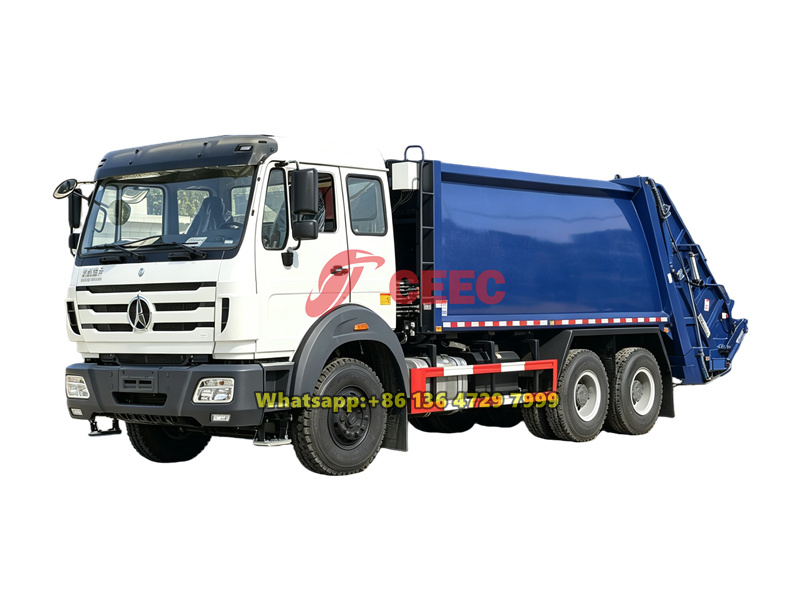 Beiben 6×4 20CBM refuse compactor truck