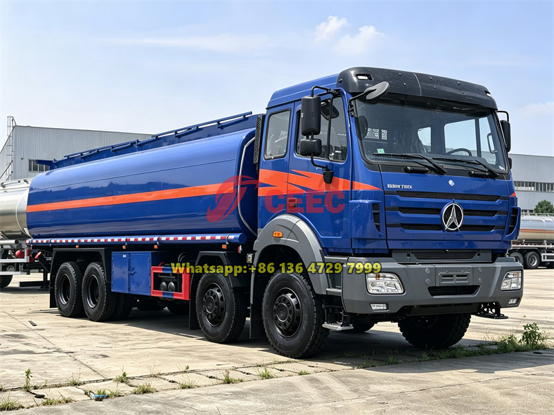 Beiben 12 wheels 28CBM diesel tanker truck