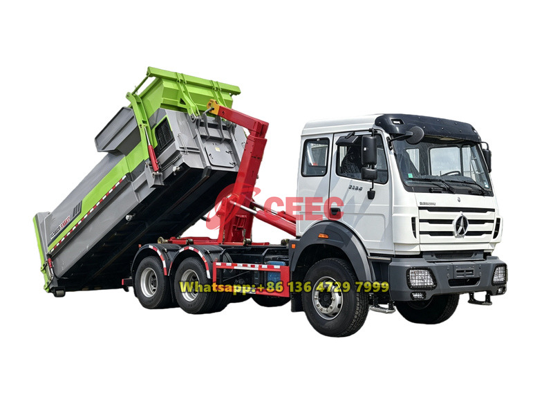 Beiben 6×4 heavy hook loader Beiben 6×4 heavy hook loader