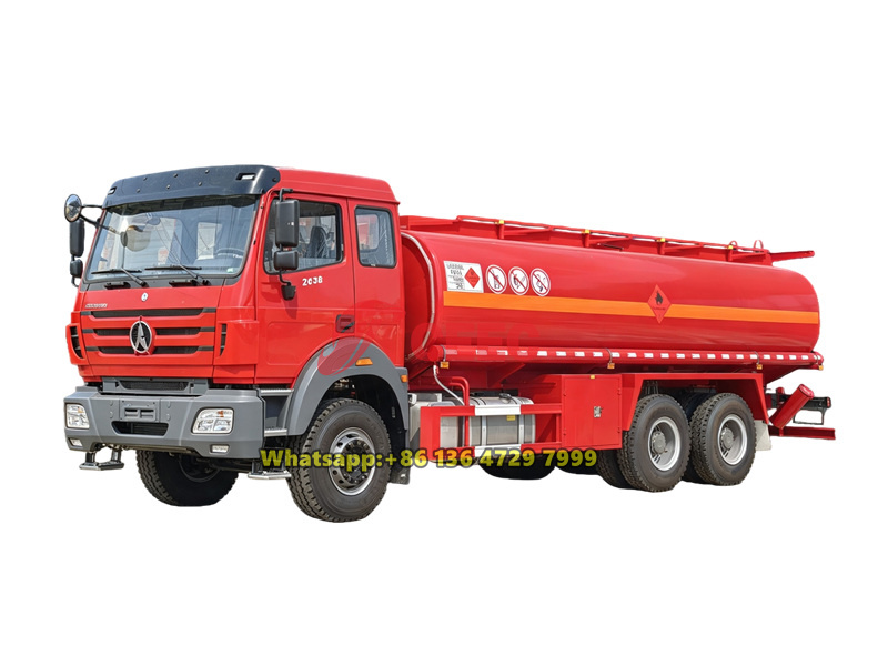 Beiben 6×4 20CBM refueling tank truck Beiben 6×4 20CBM refueling tank truck
