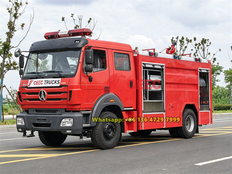 Beiben 8000 liters foam firefighting vehicle