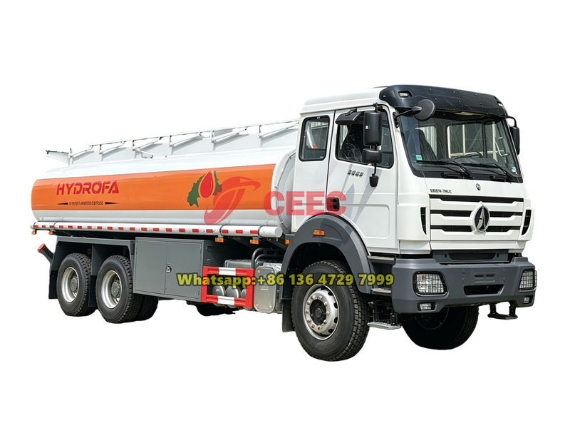 Beiben 6×4 fuel tanker truck