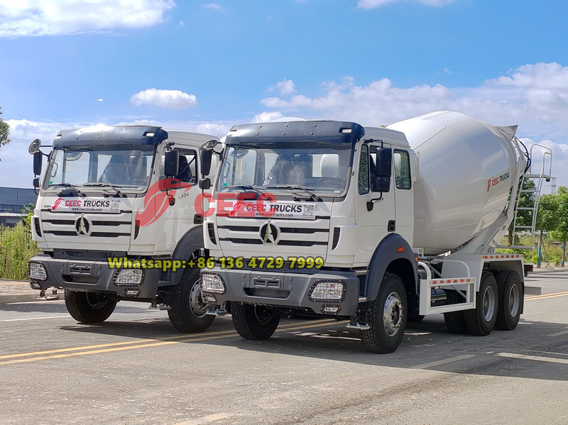 Beiben 10CBM mixer trucks exported to Congo
