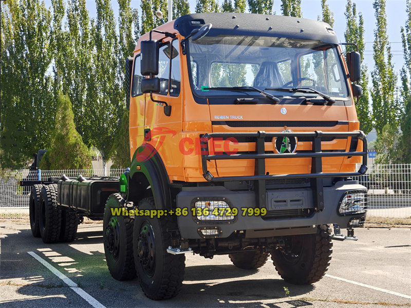 Beiben 8x8 off-road truck chassis