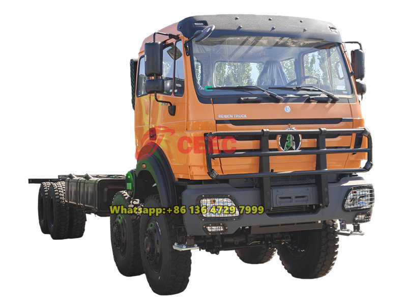Beiben 8×8 off-road chassis for Africa