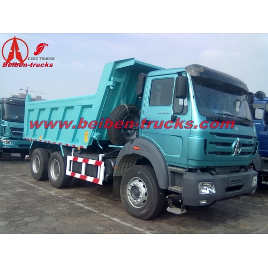 Durable Beiben NG80 Heavy Duty 6x4 dumper truck