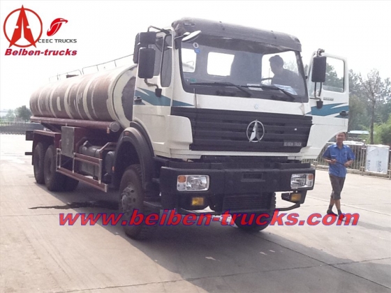 china beiben 15 CBM water tanker trucks price