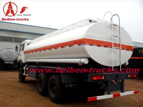 china beiben 6*4 fuel tanker trucks