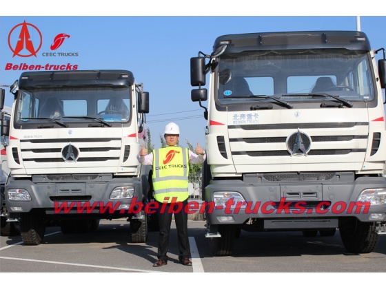 china Beiben camion tracteur North BENZ truck head for Africa