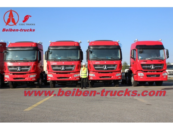 china brand new 6x4 beiben V3 trailer truck/ north benz tractor truck  supplier