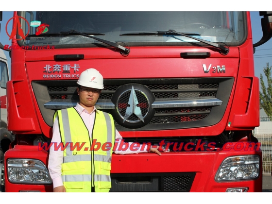 baotou Beiben V3 6x4 tractor truck head With WEICHAI Engine
