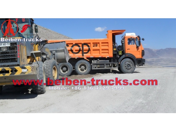 used benz dump truck with 12 wheeler