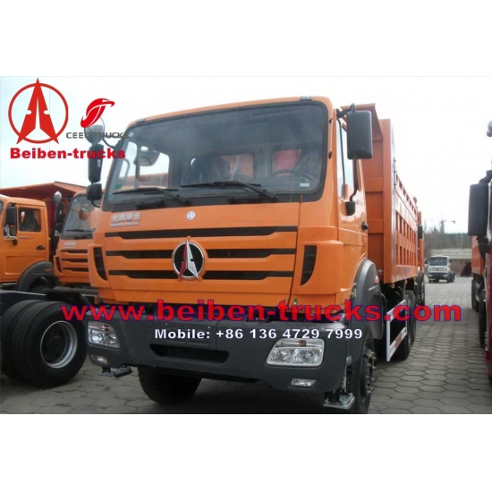 china best manufacturer for beiben 6*4 drive camions benne