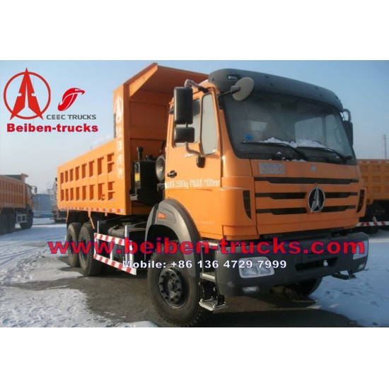 Beiben 30 T camions benne 6*4 drive for congo customer