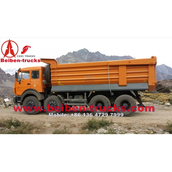 Beiben NG80 12 wheeler 400 hp dump trucks for congo