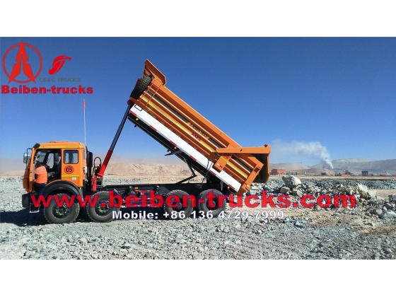 used beiben 3138 all wheel drive camions benne for exporting