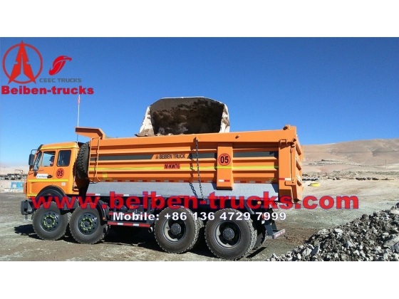 best china manufacturer beiben 12 routes camions benne 50 Ton loading capacity