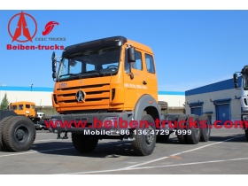 الصين 380hp بيبين شمال بنز 6 × 4 جرار camion للبلد الكونغو