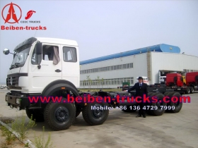 china beiben 8*8 drive military truck chassis supplier