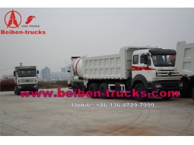 الصين البيع المباشر بيبين مرسيدس بنز التكنولوجيا 6 × 4 10 عجلة شاحنة تفريغ قدرة