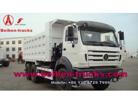 شاحنة قلابة بنز شمال الصين بيبين شاحنة قلابة 6 × 6 الشركة المصنعة