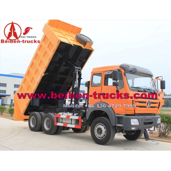 China Powerful Beiben 420HP 6x4 dump 10 wheeler trucks