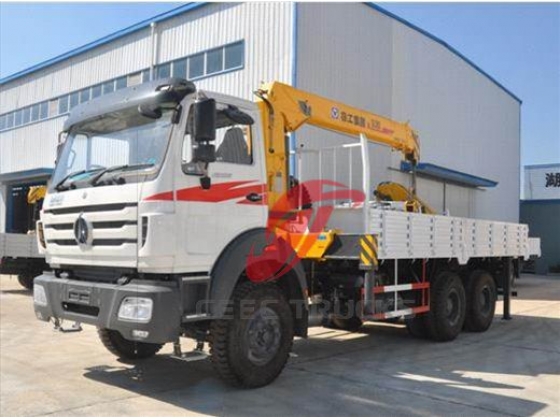 china beiben 10 T truck mounted crane manufacturer