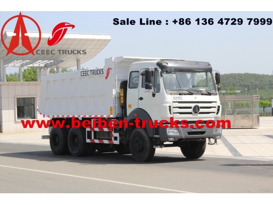 china Beiben Truck 6x4 Dump Trucks Right Hand Drive supplier