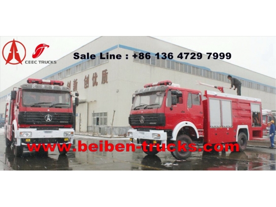china beiben fire trucks manufacturer