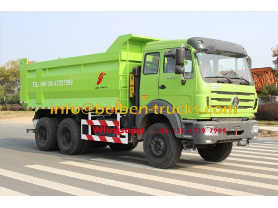 best Chinese Truck Euro3 380hp air condition Beiben dump truck