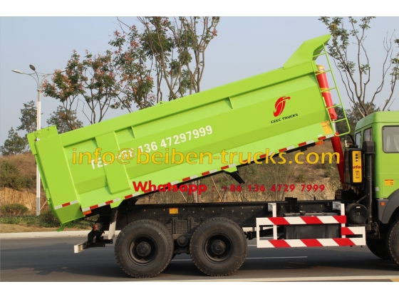 Popular in Africa Factory heavy duty truck 6x4 dump truck beiben dump truck