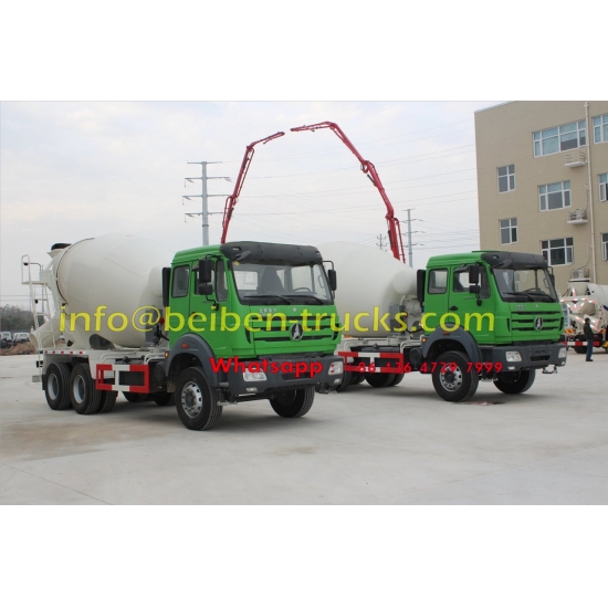China famous brand Beiben 8 cubic meters concrete mixer truck  price