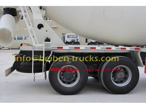 Military quality hot sale Beiben 6x4 5m3 capacity concrete mixer truck  supplier
