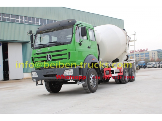 china Using Benz technology Beiben 6x4 5m3 concrete mixer truck hydraulic pump