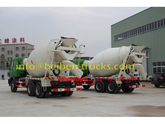 Good condition Beiben 336hp 6X4 concrete truck price