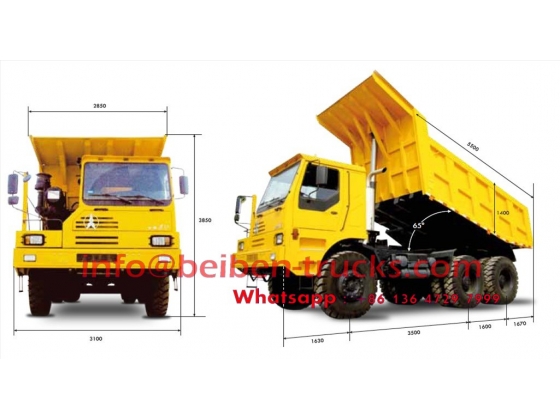 BEIBEN 9042KK Mining Dump Truck manufacturer